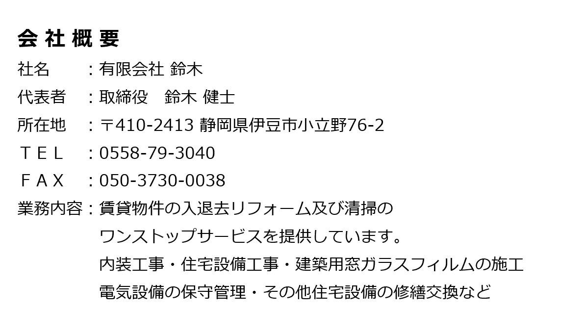 会社概要